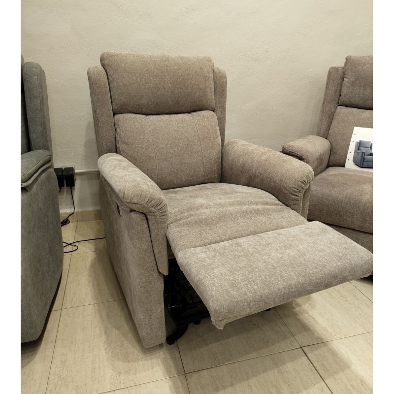 Sillón ROMA relax eléctrico [DOS MOTORES + ELEVADOR]
