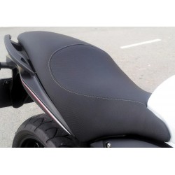 Tejido polipiel negro para tapizar asiento de moto por metros, antideslizante y resistente al exterior